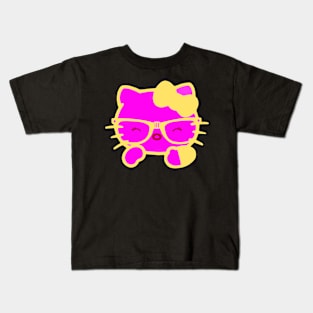 cute kitty cat Kids T-Shirt